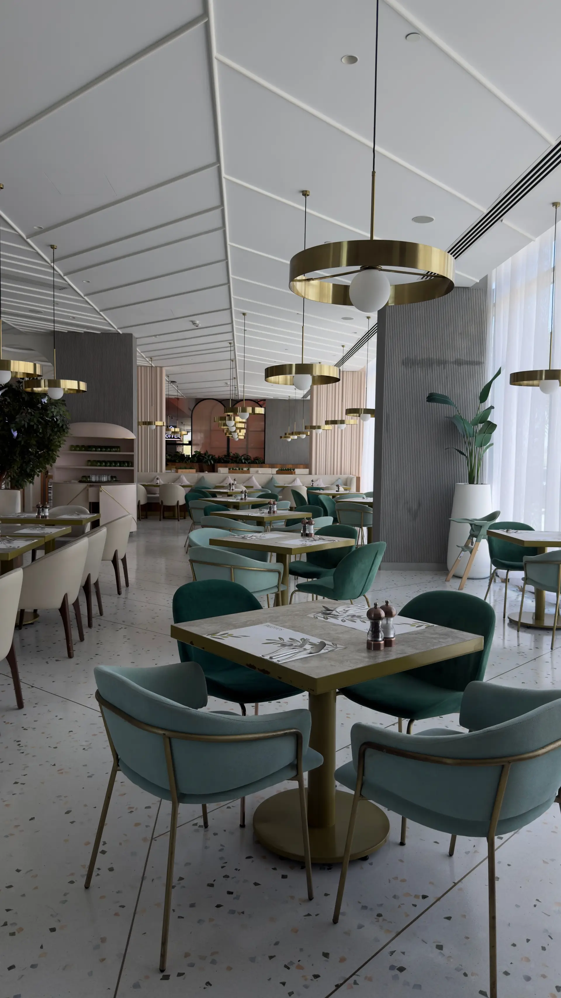 Moderne Designakzente in den VIP-Lounges