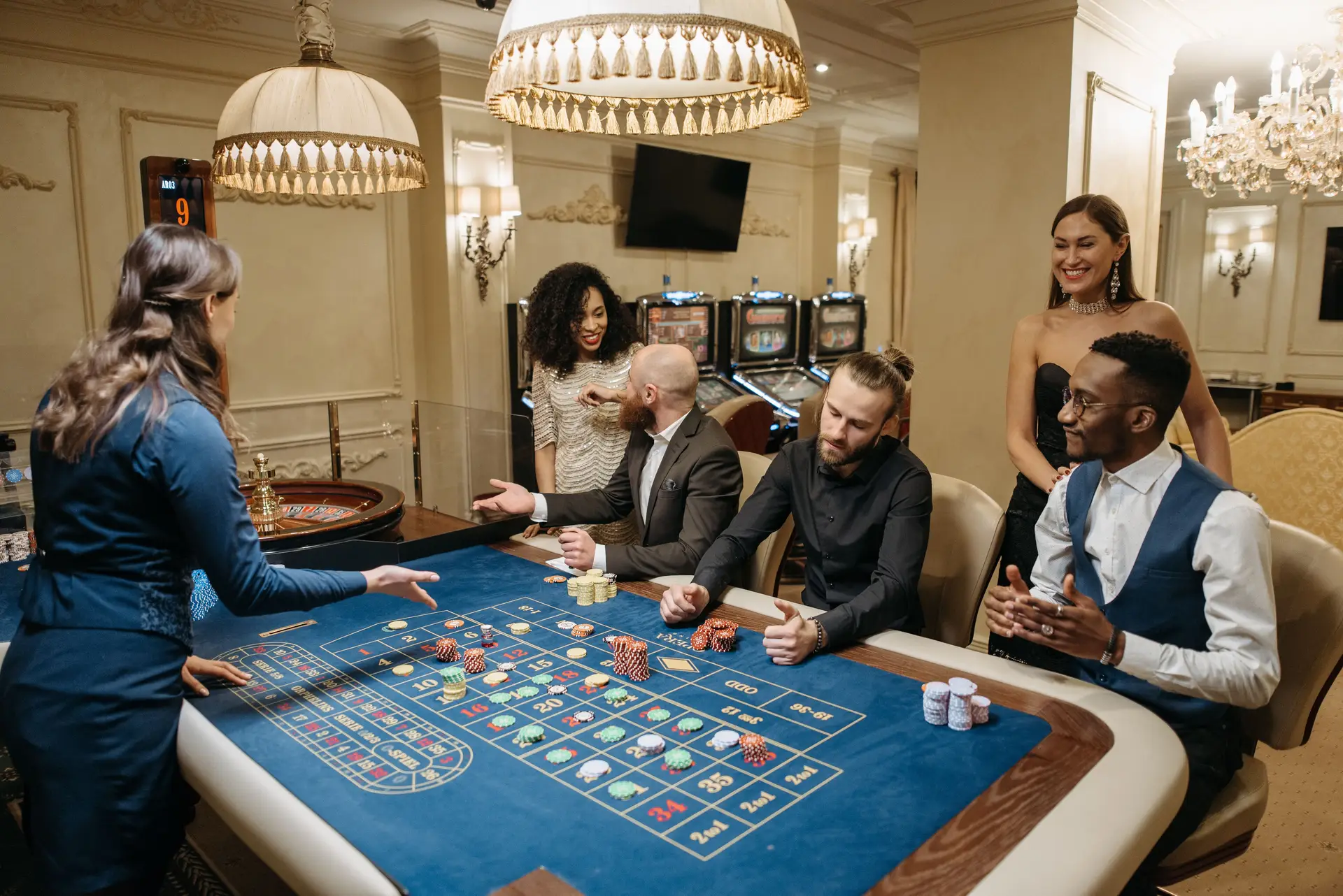 Spannung beim Roulette